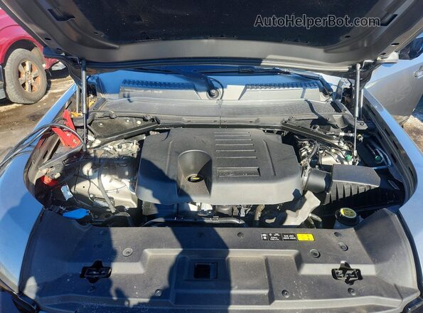 SALE2FEU0P2166962 2023 LAND ROVER DEFENDER Gray ძრავის განყოფილების ხედი