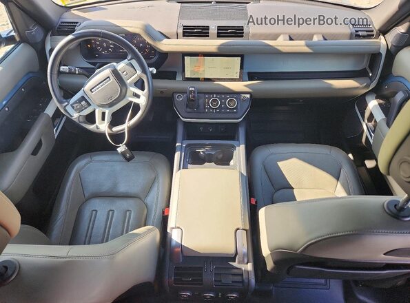 SALE97EU5L2018382 2020 LAND ROVER DEFENDER Blue Dashboard view