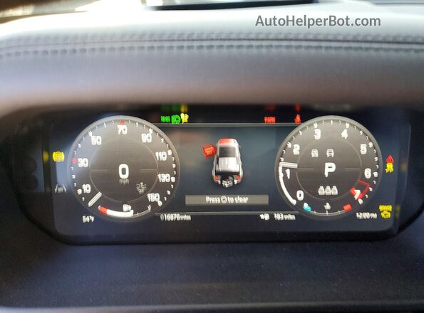SALEBEEE2R2316267 2024 LAND ROVER DEFENDER Black Widok zestawu wskaźników