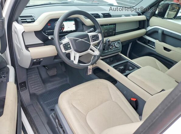 SALEJ6EX9R2334646 2024 LAND ROVER DEFENDER White Առջևի վահանակի տեսք