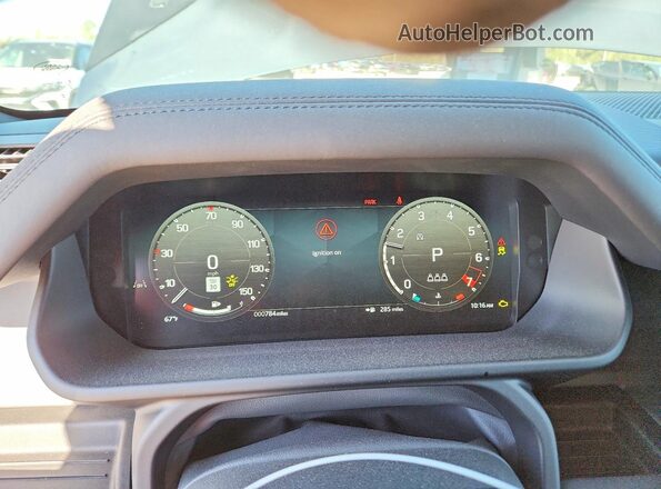 SALEJ7EX1T2500476 2026 LAND ROVER DEFENDER Blue Instrument cluster view