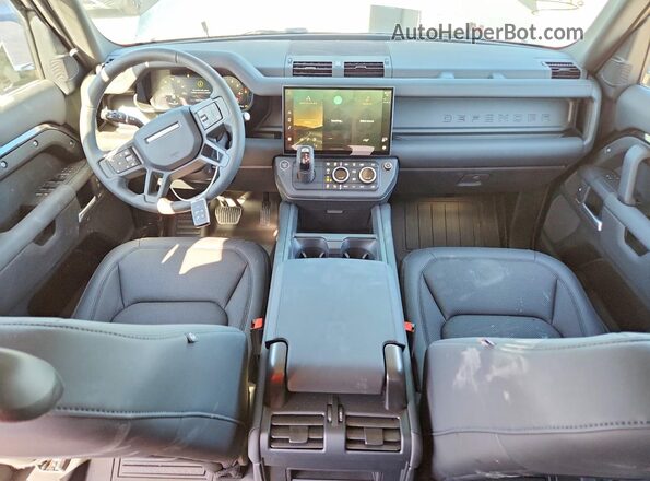 SALEJ7EX1T2500476 2026 LAND ROVER DEFENDER Blue Dashboard view