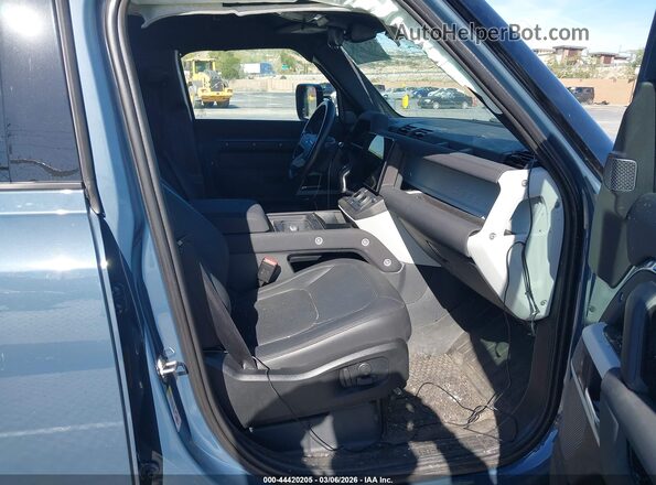 SALEJ7EX4P2162559 2023 LAND ROVER DEFENDER Blue Widok wnętrza z przodu