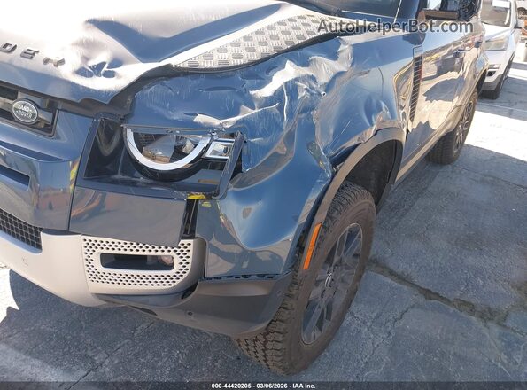SALEJ7EX4P2162559 2023 LAND ROVER DEFENDER Blue Widok wnętrza z tyłu