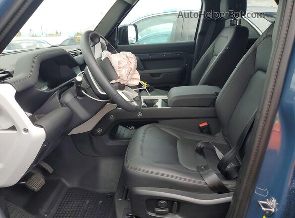 SALEJ7EX9S2382806 2025 LAND ROVER DEFENDER Blue Widok wnętrza z przodu
