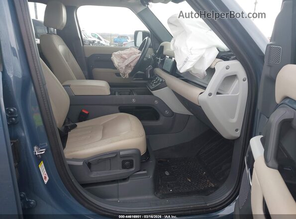 SALEJ7RX1M2035323 2021 LAND ROVER DEFENDER Blue Vista interior delantera