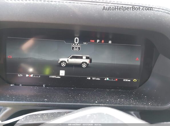 SALEJEEX7P2225450 2023 LAND ROVER DEFENDER Silver Вид задніх сидінь