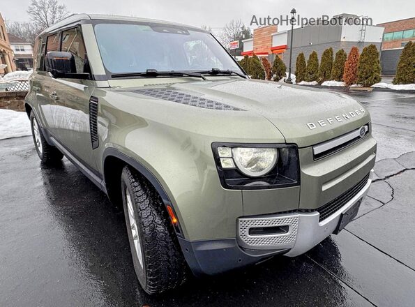 SALEK7EX3L2033249 2020 LAND ROVER DEFENDER Green Front view