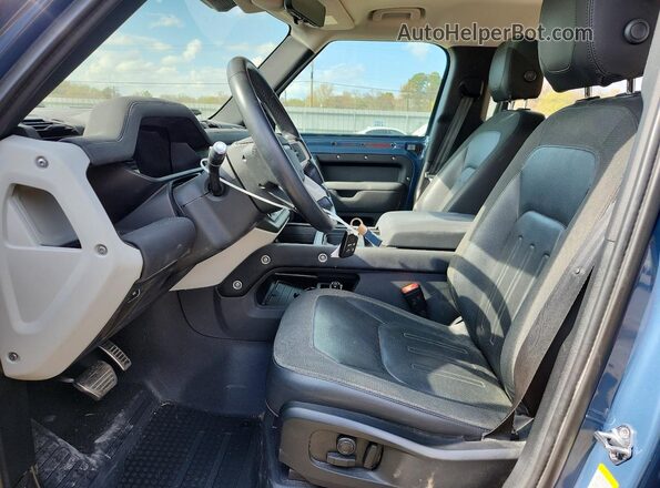SALEP7EU0L2019607 2020 LAND ROVER DEFENDER Blue Vista interior delantera