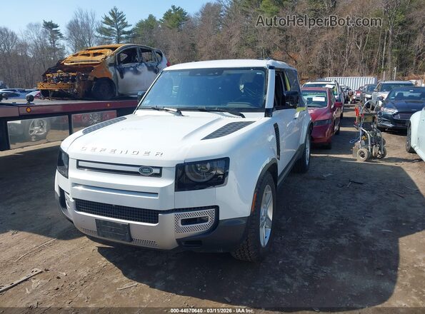 SALEP7EU2L2019740 2020 LAND ROVER DEFENDER White Առջևի ձախ երեք քառորդ տեսարան