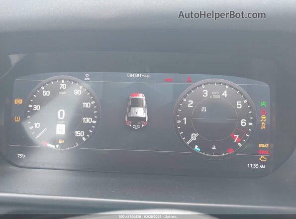 SALEP7EU9L2019735 2020 LAND ROVER DEFENDER Black Вид задніх сидінь