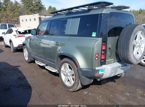 SALEP7RU8M2042225 2021 LAND ROVER DEFENDER Green Trasero izquierdo