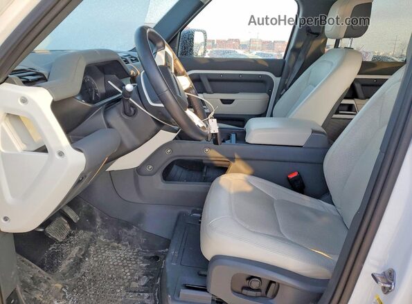 SALEPEEU4P2198485 2023 LAND ROVER DEFENDER White Widok wnętrza z przodu
