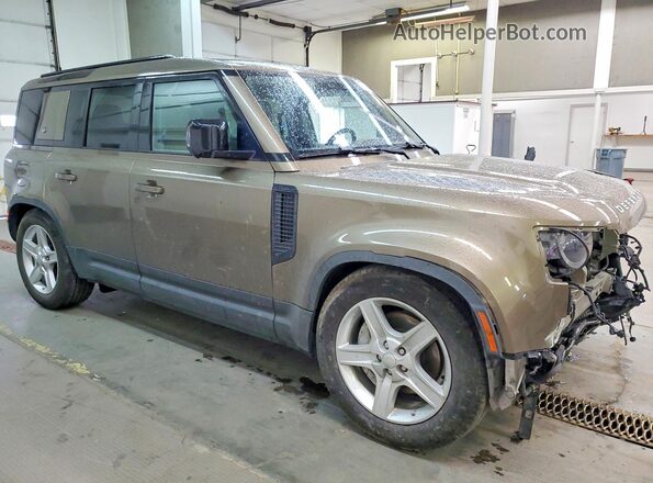 SALEPEEU7L2021794 2020 LAND ROVER DEFENDER Tan Передня права чверть