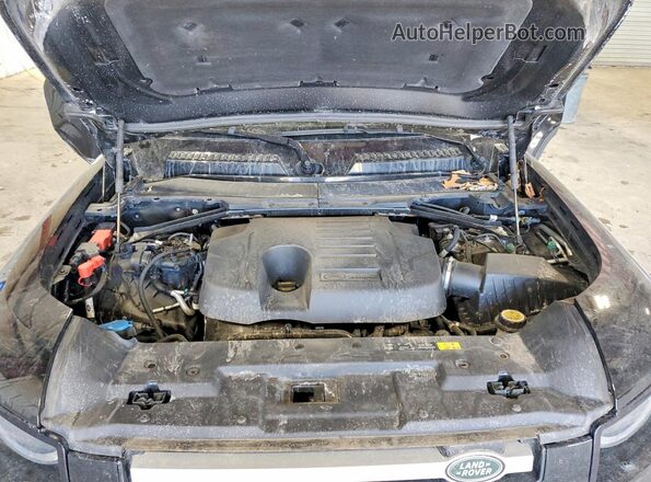 SALEPEEU8P2219435 2023 LAND ROVER DEFENDER Black Vista del compartimento del motor