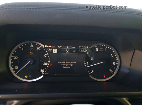 SALEPEEU8P2219435 2023 LAND ROVER DEFENDER Black Vista del cuadro de instrumentos