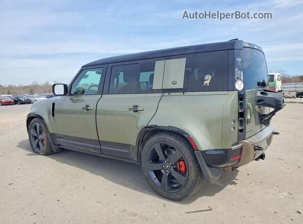 SALEX7EUXL2021672 2020 LAND ROVER DEFENDER Green Հետևի ձախ