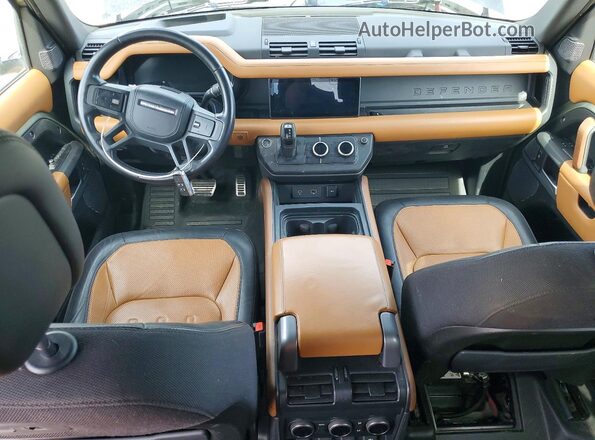 SALEX7EUXL2021672 2020 LAND ROVER DEFENDER Green Առջևի վահանակի տեսք
