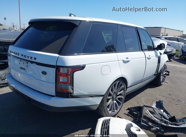 SALGR2FK6HA329325 2017 LAND ROVER RANGE ROVER White Tył prawy