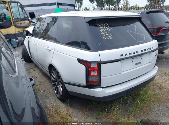 SALGR2FK6HA329325 2017 LAND ROVER RANGE ROVER White Tył lewy