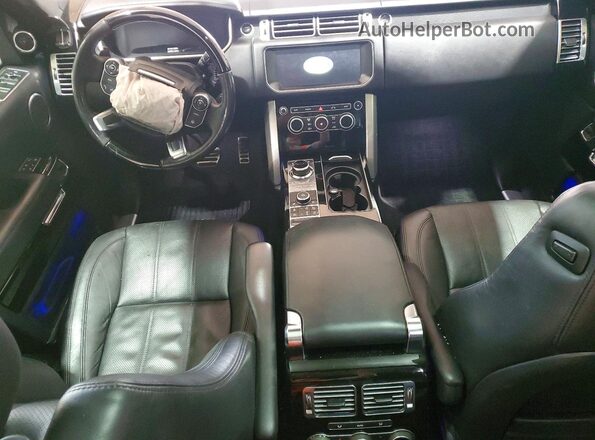 SALGS2FV5HA370978 2017 LAND ROVER RANGE Black Dashboard view