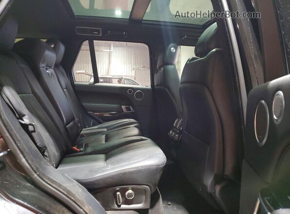 SALGS2FV5HA370978 2017 LAND ROVER RANGE Black Rear interior view