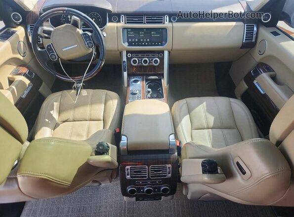 SALGS2FV6HA325712 2017 LAND ROVER RANGE Red ხელსაწყოთა პანელის ხედი
