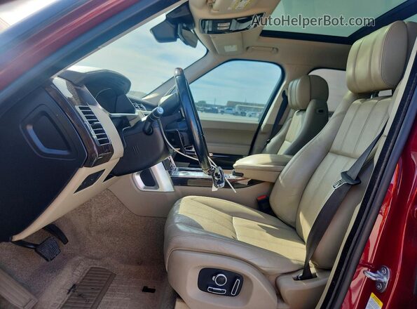 SALGS2FV6HA325712 2017 LAND ROVER RANGE Red წინა პანელის ხედი