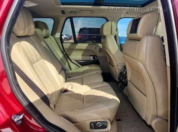 SALGS2FV6HA325712 2017 LAND ROVER RANGE Red ძრავის განყოფილების ხედი