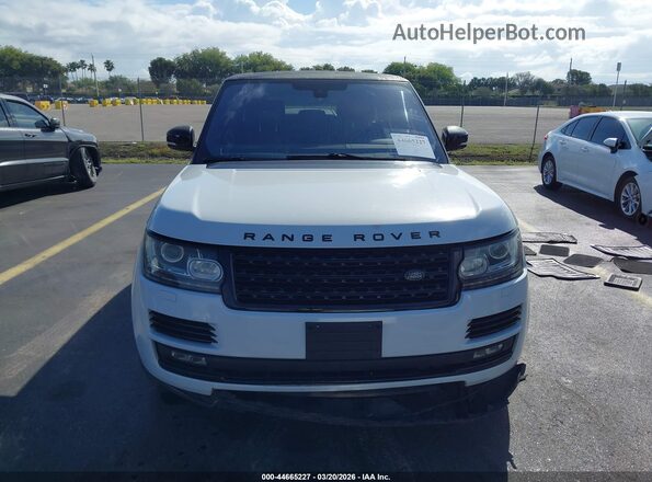 SALGS2KF0GA247179 2016 LAND ROVER RANGE ROVER White Սարքավորումների վահանակի տեսք