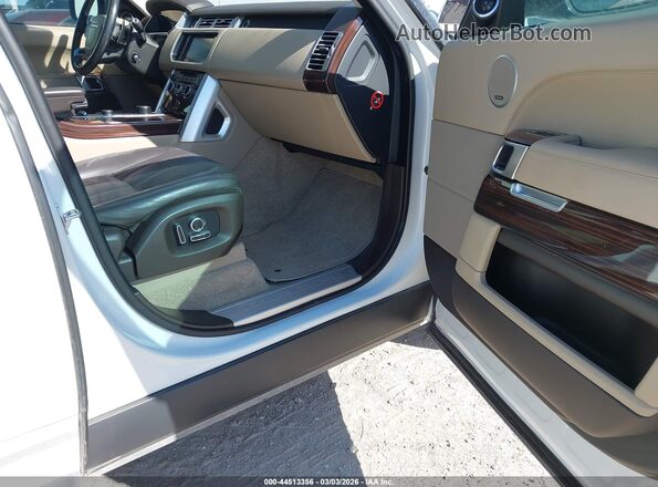 SALGS2PF0GA310483 2016 LAND ROVER RANGE ROVER White წინა სალონის ხედი