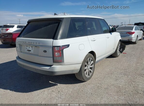 SALGS2PF0GA310483 2016 LAND ROVER RANGE ROVER White უკანა მარჯვენა