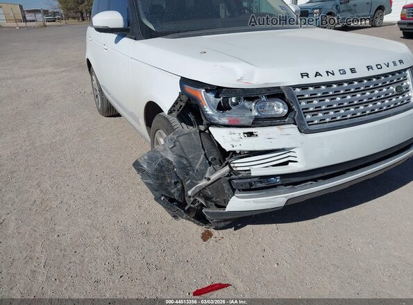 SALGS2PF0GA310483 2016 LAND ROVER RANGE ROVER White წინა ხედი