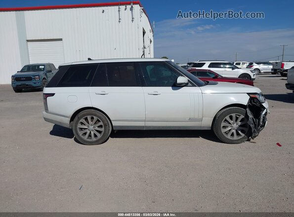 SALGS2PF0GA310483 2016 LAND ROVER RANGE ROVER White უკანა სალონის ხედი