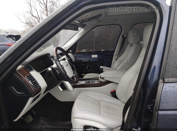 SALGS2PF2GA285523 2016 LAND ROVER RANGE ROVER Dark Blue Front interior view