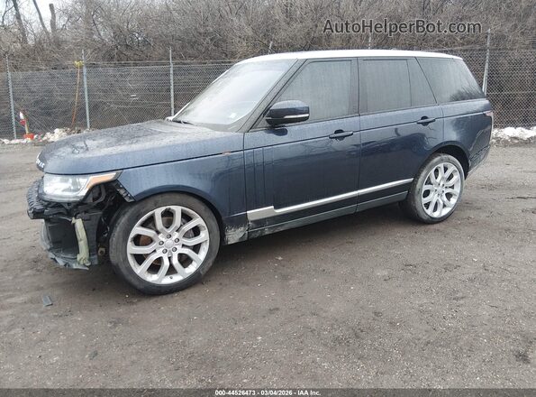 SALGS2PF2GA285523 2016 LAND ROVER RANGE ROVER Dark Blue Front left