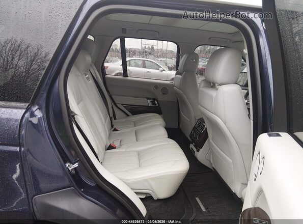 SALGS2PF2GA285523 2016 LAND ROVER RANGE ROVER Dark Blue VIN sticker view