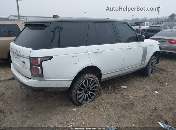 SALGS2RU0MA431912 2021 LAND ROVER RANGE ROVER White Задня права чверть