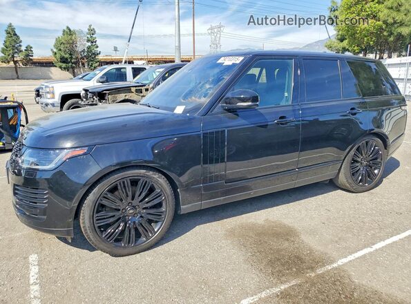 SALGS2RU1NA462359 2022 LAND ROVER RANGE ROVER Black Tył lewy