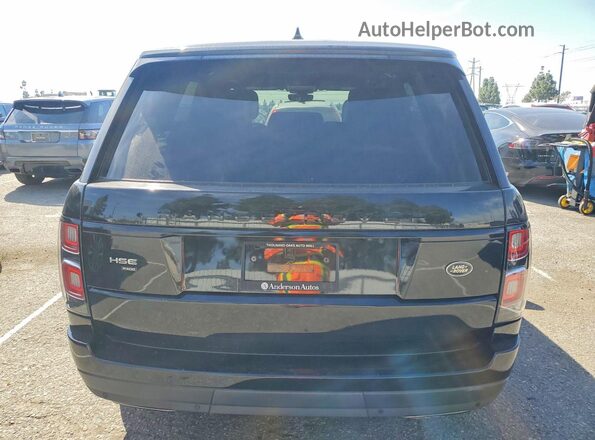 SALGS2RU1NA462359 2022 LAND ROVER RANGE ROVER Black Widok wnętrza z przodu