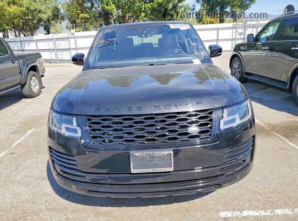 SALGS2RU1NA462359 2022 LAND ROVER RANGE ROVER Black Widok z tyłu