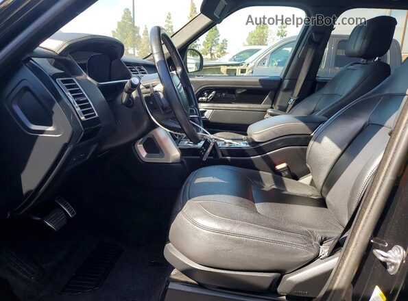 SALGS2RU1NA462359 2022 LAND ROVER RANGE ROVER Black Widok deski rozdzielczej