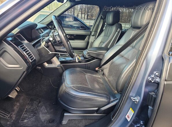 SALGS2RU3MA440751 2021 LAND ROVER RANGE Black Front interior view