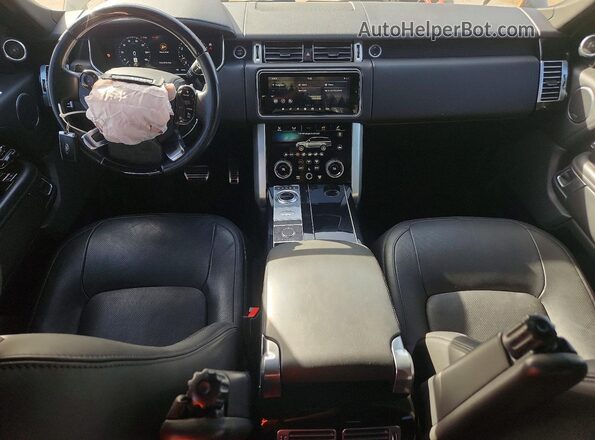 SALGS2RU5MA419304 2021 LAND ROVER RANGE Black Առջևի վահանակի տեսք