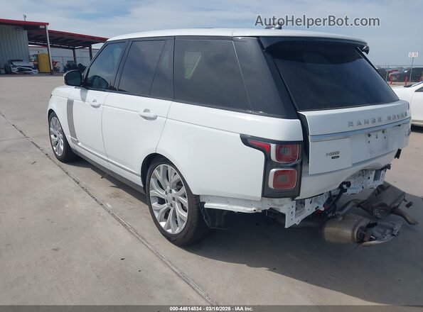 SALGS2RU6NA462776 2022 LAND ROVER RANGE ROVER Белый Задняя левая четверть