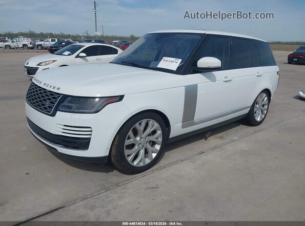 SALGS2RU6NA462776 2022 LAND ROVER RANGE ROVER Белый Передняя левая четверть
