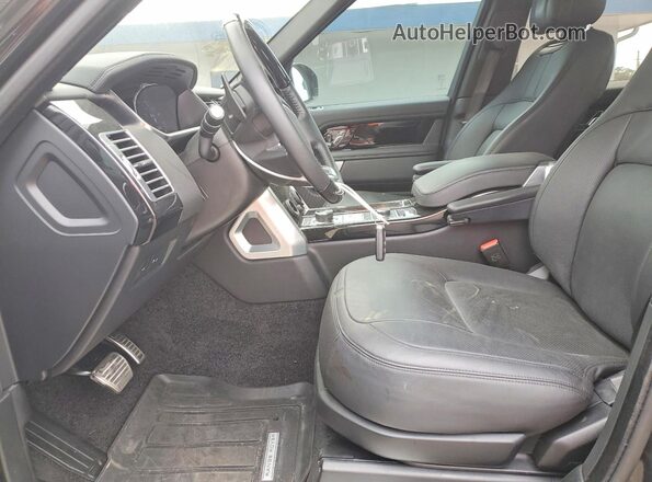 SALGS2RUXMA455733 2021 LAND ROVER RANGE Black Vista interior delantera