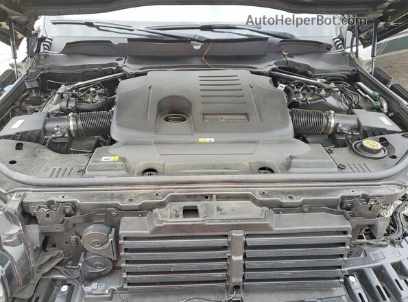 SALGS2RUXMA455733 2021 LAND ROVER RANGE Black Vista del compartimento del motor