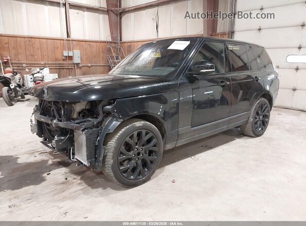 SALGS2SE4NA468837 2022 LAND ROVER RANGE ROVER Black Front left