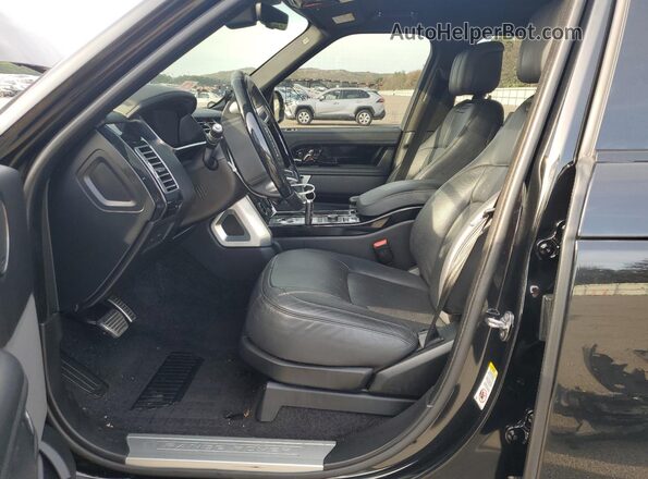 SALGS2SE7MA453408 2021 LAND ROVER RANGE Black Front interior view